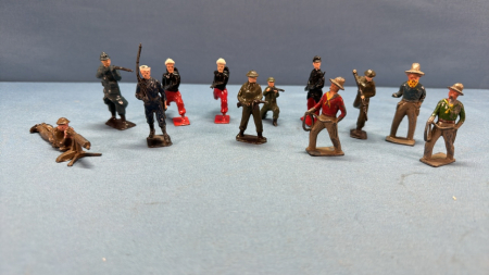 12 Lead Soldiers -All Approx. 2in High