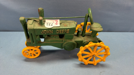 Repro Cast Iron John Deere Tractor