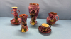 6 Pieces of Devon Torquay Mauve Pottery -See Notes