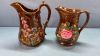 Antique Copper Lustre Lot -See Notes - 9