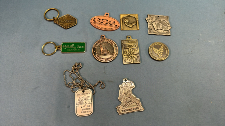 Selection of Advertising Key Chains