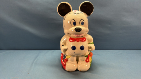 Walt Disney Double-Faced Cookie Jar -See Notes