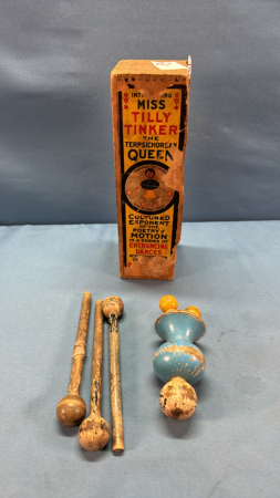 Miss Tilly Tinker Vintage Wooden Toy -Original Box