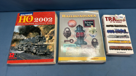 3 Train Soft Cover Books -See Notes