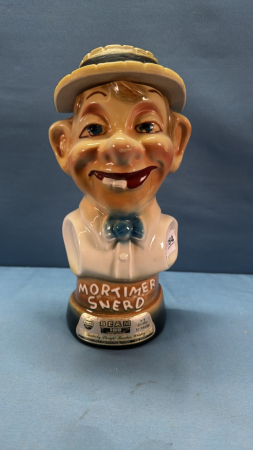 Mortimer Snerd Jim Beam Whiskey Bottle