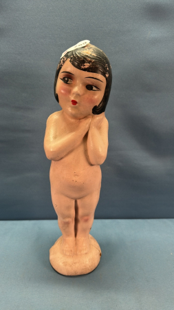 Vintage 14in Paper Mache Kewpie Doll -See Notes