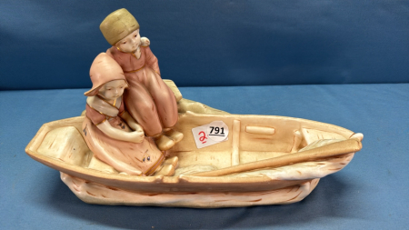 Dutch Couple in Row Boat Ornament