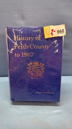 History of Perth County to 1967 Book -See Notes