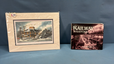 Stratford Railway Print and Book -See Notes