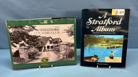 2 Stratford ON Books -See Notes