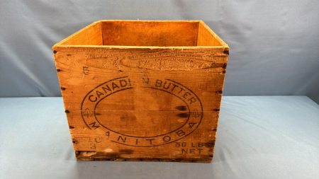 Wooden Butter Box