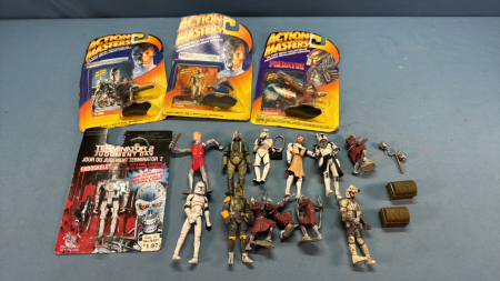 Selection of Metal and Plastic Action Figures