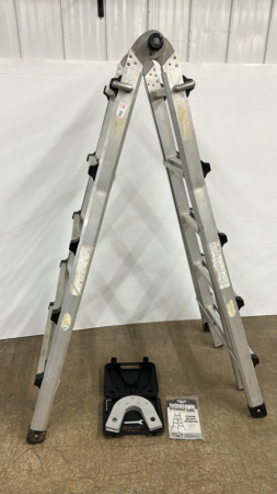 Aluminum Telescopic Articulating Ladder -See Notes