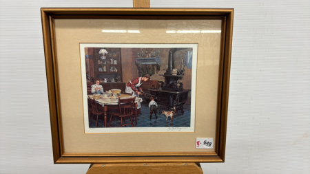 Peter E. Snyder Framed Print 'Baking Day' -361/500