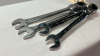 Signet 4 Piece Ratchet Flex Head Gear Wrenches - 5