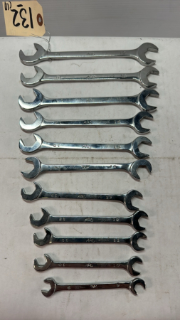 Mac 11 Piece Metric Open Double Ended Wrenches