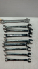 Snap-On Metric Open Flare Nut 6 Pt. Line Wrenches - 7