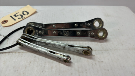 4 Mac Double Ended Ratchet Wrenches