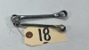 Snap-On 2 Piece SAE Box End Wrench Set