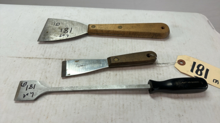 Snap-On Scraper and Putty Knives -See Notes