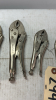 5 Mastercraft Locking Pliers - 5