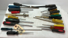 Approx. 20 Assorted Screw Drivers & Small Pry Bars