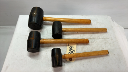 4 Rubber Mallets