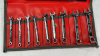 Snap-On 9 Piece SAE Stubby Wrench Set with Bag - 2