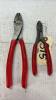 2 Snap-On Wire Crimpers