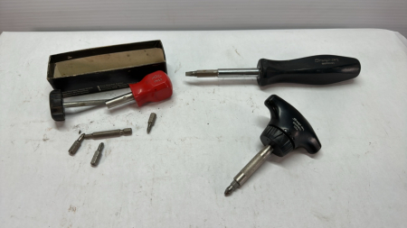 Snap-On & Mac Multi-Bit Screw Drivers