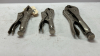 3 Pairs of Vise Grip Locking Pliers - 5