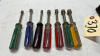 7 SAE Nut Drivers & 1 Pair of Wire Strippers - 2