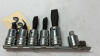 6 Piece Snap-On 1/2in Drive Screw Driver Bits