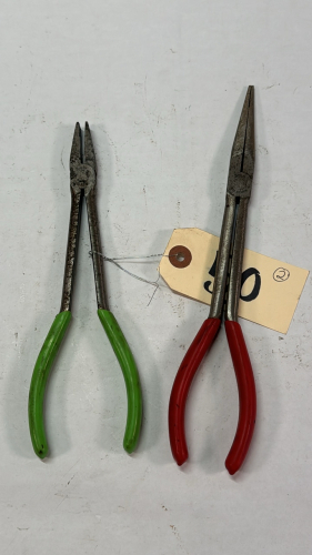 Snap-On Needle Nose and Flat Nose Pliers