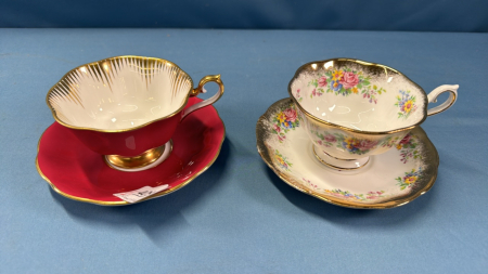 2 Royal Albert Cups & Saucers