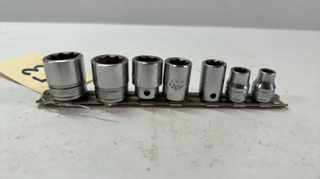 Snap-On & Mac 3/8in Drive 8 Point SAE Sockets