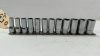 Snap-On 12 Piece 3/8in Drive Metric Sockets - 3