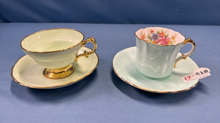 2 Hammersley Cups & Saucers