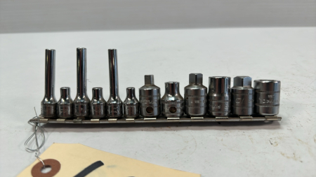 Snap-On 12 Piece 1/4 & 3/8in Drive Metric Sockets