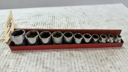 Snap-On 3/8in Drive SAE Shallow Socket Set