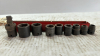 Snap-On 8 Piece 3/8in Drive SAE Impact Sockets - 2