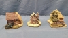 Grindley Almond Petal Platter & 5 Lilliput Lane House Figures - 6