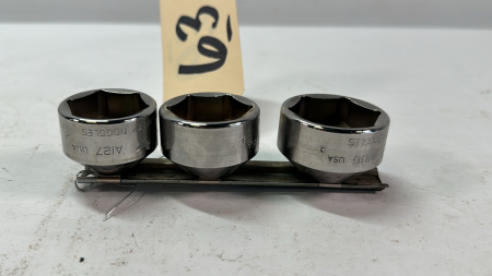 Snap-On 3/8in Drive Metric 6pt Shallow Sockets