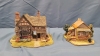 Grindley Almond Petal Platter & 5 Lilliput Lane House Figures - 11