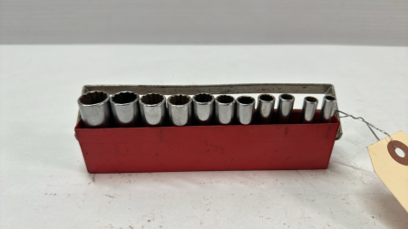 Snap-On 1/4in Drive Metric 12pt Deep Sockets