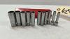 Snap-On 1/4in Drive Metric 12pt Deep Sockets - 2