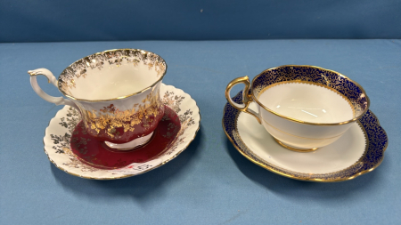 2 Royal Albert Cups & Saucers