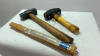 2 -4lb Mini Sledge Hammers & 16in Spare Handle - 4