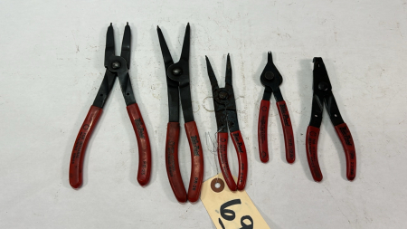 Blue-Point 5 Piece Snap Ring Pliers