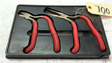 Snap-On Offset Needle Nosed & Side Cutter Pliers